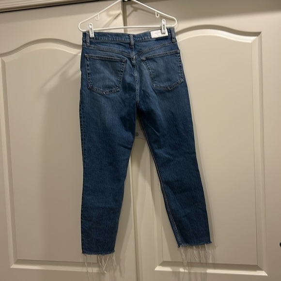 RE/DONE 90s High Rise Ankle Crop Jeans - Picture 6 of 9